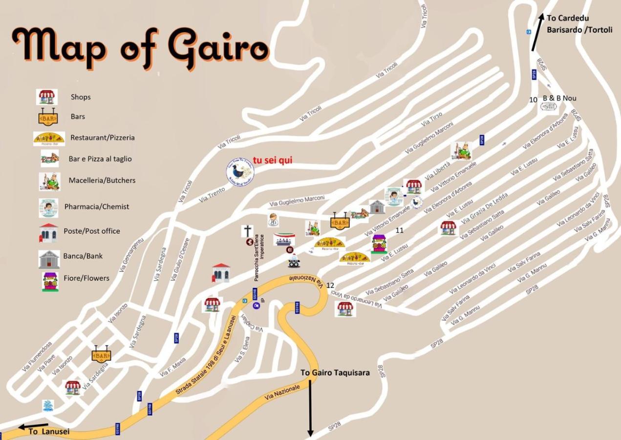 Pagu Pagu De Paradisu - A Little Bit Of Paradise Gairo Sant'Elena ภายนอก รูปภาพ